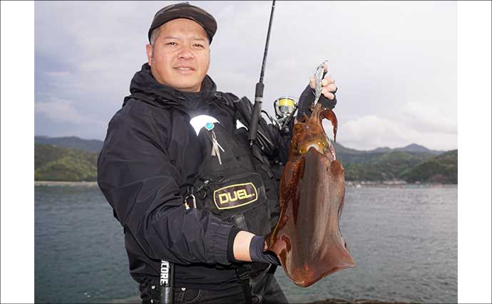 沖磯で春の大型アオリイカを狙い撃つ！【宮崎】良型アオリにコウイカ連打の秘訣は最新エギとランガンにあり