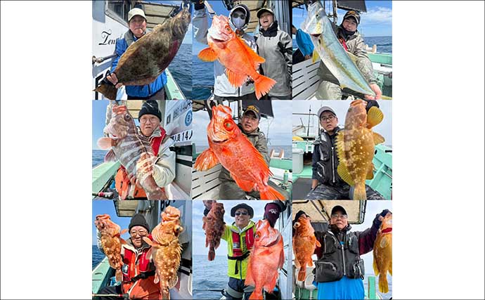 沖五目釣りで美味なハタ類＆アマダイが好反応中！【船釣り最新情報14選・福岡】