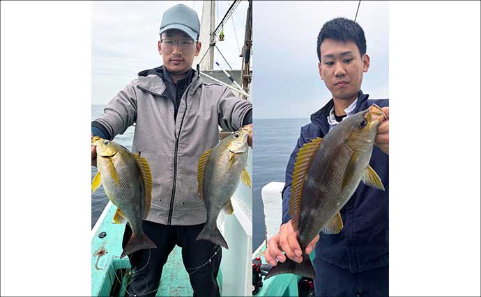 沖五目釣りで美味なハタ類＆アマダイが好反応中！【船釣り最新情報14選・福岡】