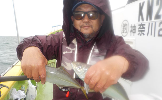 東京湾走水沖のビシアジ船で35cm超え筆頭に良型ブランドアジ29尾ゲット！【神奈川】