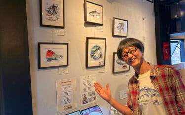 釣り界隈で話題のイラストレーター「トキシン」こと時川真一さんの個展に行…