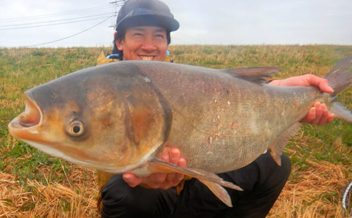 ハクレン釣りシーズンが開幕！常陸利根川で85cm級ハクレン2尾をキャッチ【茨城】