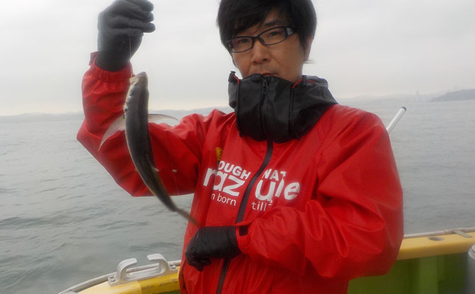 東京湾走水沖のビシアジ船で35cm超え筆頭に良型ブランドアジ29尾ゲット！【神奈川】