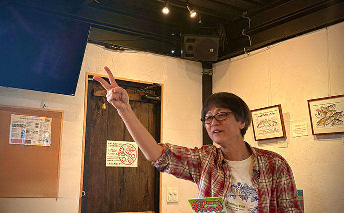 釣り界隈で話題のイラストレーター「トキシン」こと時川真一さんの個展に行ってみた