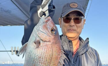 高松沖タイラバ釣行で船中マダイ25尾と好調！【香川】サイズは40cm級…