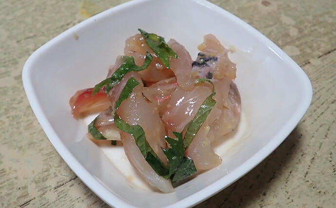 釣魚で作る「漁師飯」レシピ：クロダイのなめろう風　味噌がミソ？