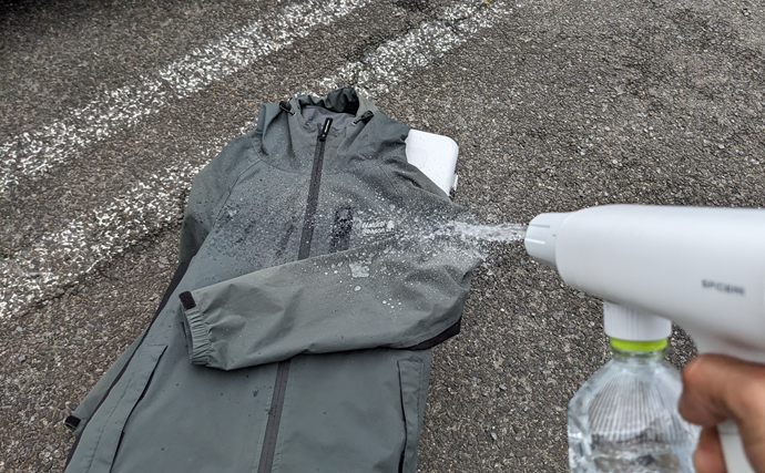雨の日の釣り装備に「撥水スプレー」活用のススメ　防水性アップで釣果もアップ！