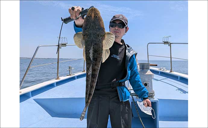 伊勢湾奥ルアーマゴチ釣りで60cm超え「マーゴン」参上！【玉や丸・愛知】