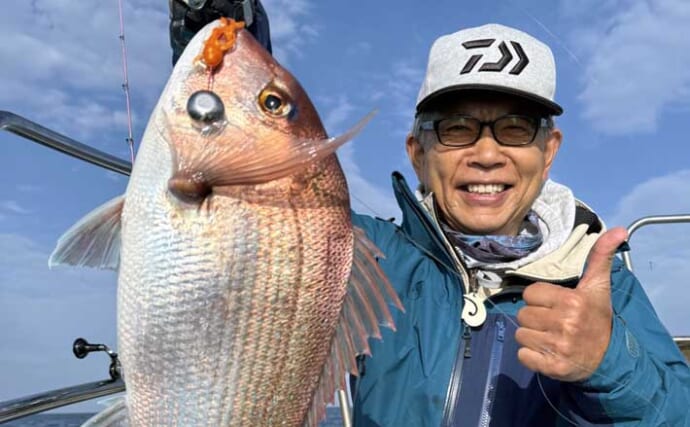 「乗っ込みシーズン盛期！」敦賀エリアのタイラバ釣行で船中マダイ30匹超え【福井】