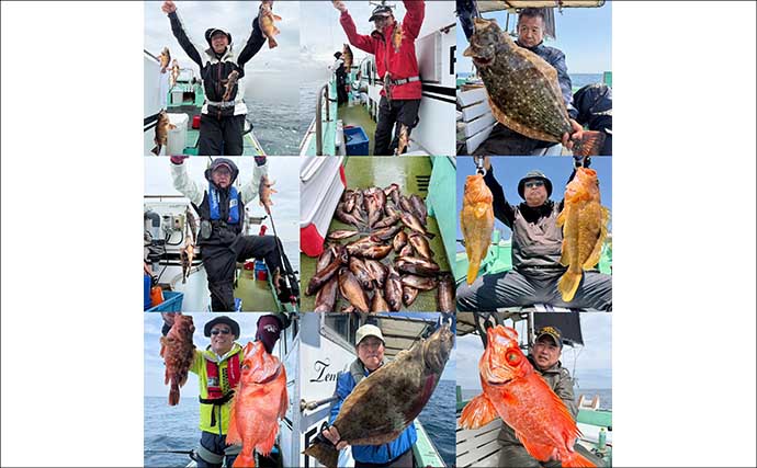 沖五目釣りでアマダイにアオナにチカメキントキと多彩魚が好反応【船のエサ釣り最新情報8選・福岡】