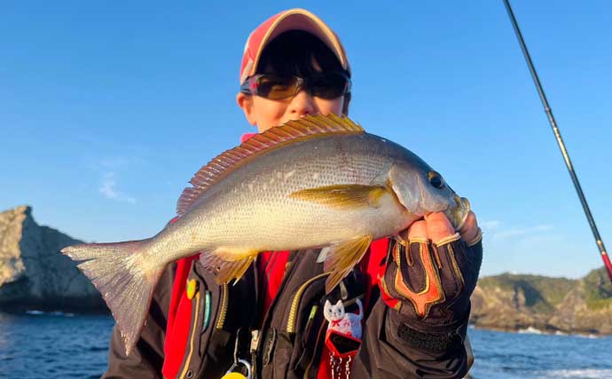 「脂ノリノリ！」磯フカセ釣りで40cm超え大型イサキ浮上【ふかしま丸・大分】クロも連発