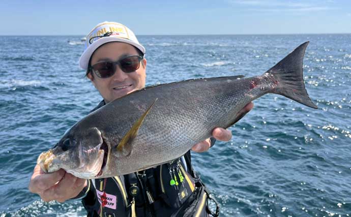 「脂ノリノリ！」磯フカセ釣りで40cm超え大型イサキ浮上【ふかしま丸・大分】クロも連発