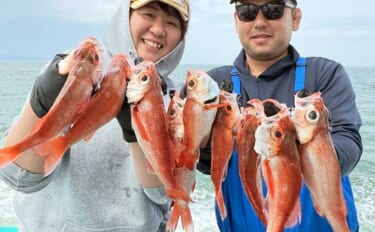 富山湾でアカムツ（ノドグロ）が絶好調！船中34匹【北陸の船釣釣果速報8…