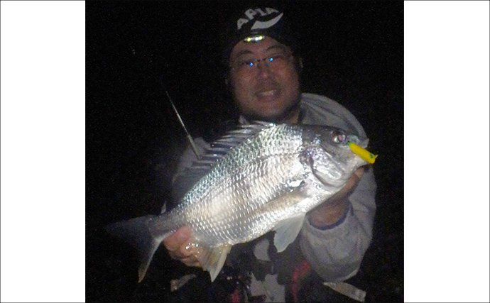 浜名湖・陸っぱりルアー釣果情報　小型のプラグルアーにクロダイ・キビレが連続バイト！