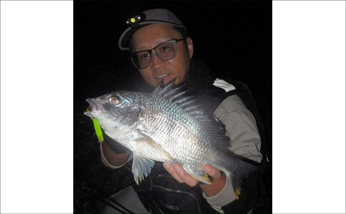 浜名湖・陸っぱりルアー釣果情報　小型のプラグルアーにクロダイ・キビレが連続バイト！