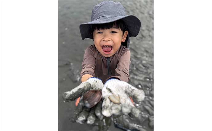 「三番瀬海浜公園」の潮干狩りでアサリにハマグリを続々発見！【千葉】