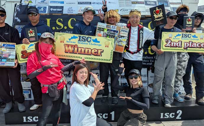 ボートシーバス釣り大会で70cm級を揃えて優勝！ヘビーウェイトのバイブレーションが的中