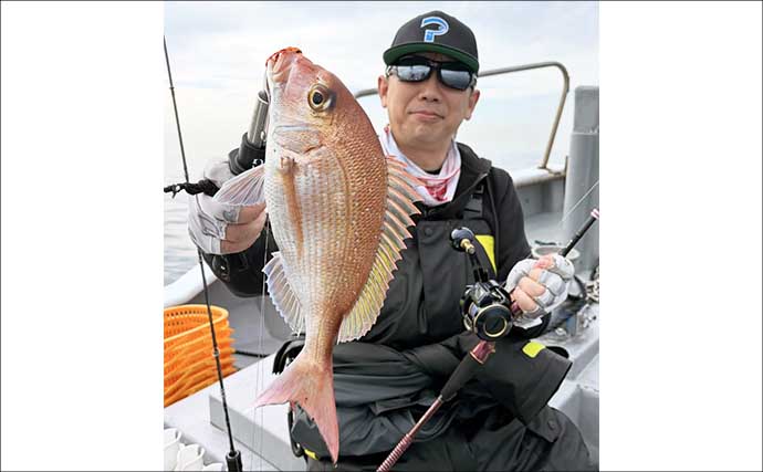 タイラバで本命マダイが船中2桁釣果！【沖のルアー最新情報9選・三重】