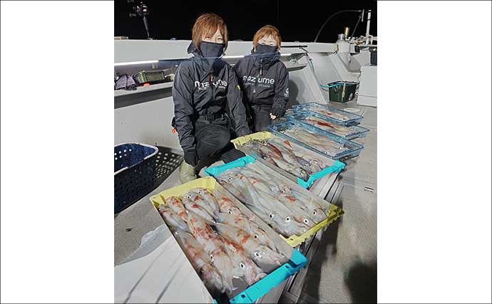 イカメタルで100尾超え！シーズン序盤から絶好調【夜焚きイカ釣果速報12選：福岡】