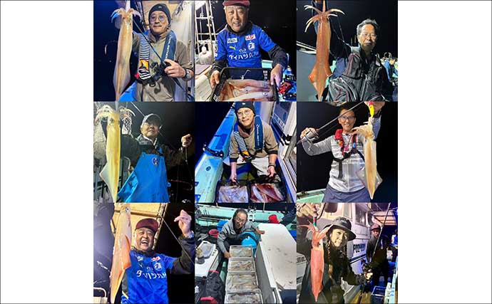 イカメタルで100尾超え！シーズン序盤から絶好調【夜焚きイカ釣果速報12選：福岡】