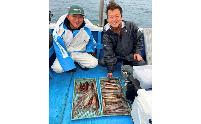 「ラスト30分でフィーバータイム到来！」 富山湾でスルメイカ好捕【泰誠丸】