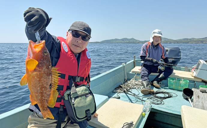 上対馬でのタイラバ＆インチク釣行でキジハタやアカハタなど根魚が入れ食い！【長崎】