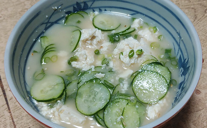 釣魚で作る「夏バテ防止」レシピ：イシガキダイの冷や汁　ベースは冷凍保存も可能