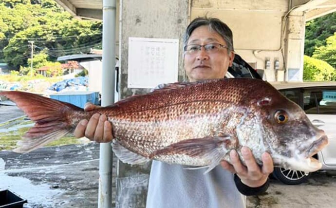 「一つテンヤ」や「イカ流し釣り」で5kg超え大型マダイが好反応【船釣り釣果速報6選・長崎／佐賀】