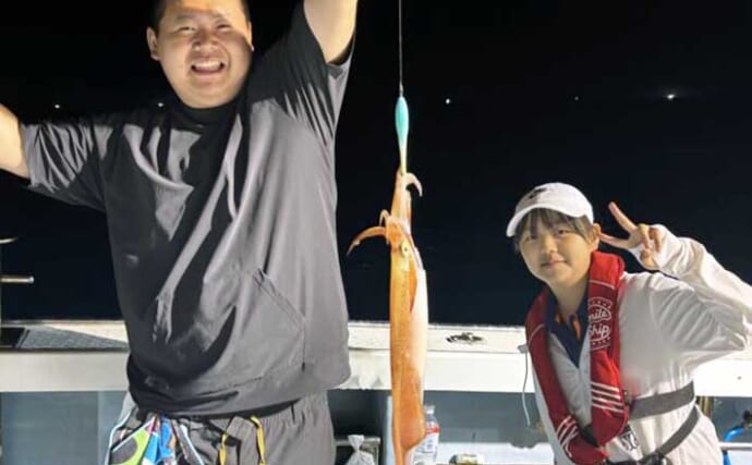呼子沖の夜焚きイカ釣り好調でトップ50尾前後【船釣り釣果速報選・長崎／佐賀】