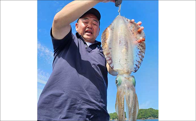 イカダでのヤエン釣りで春の大型アオリイカを狙う【三重】1kg超え本命と対面成功
