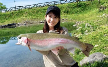 70cm級ニジマス獲った！【408Club・栃木】ずる引きに特化したル…
