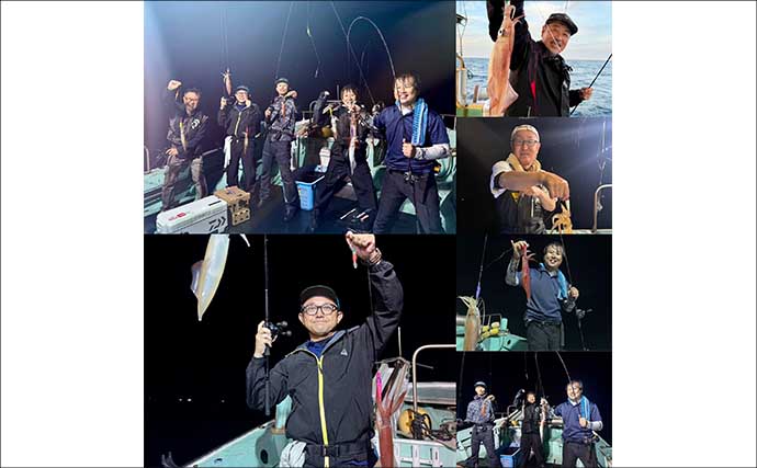 胴突きでもイカメタルでも100尾前後と絶好調！【夜焚きイカ釣果速報17選・福岡】