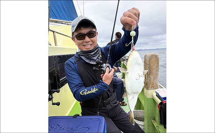 東京湾の「湾フグ釣り」でショウサイフグを好捕【新明丸】速潮で難易度アップ