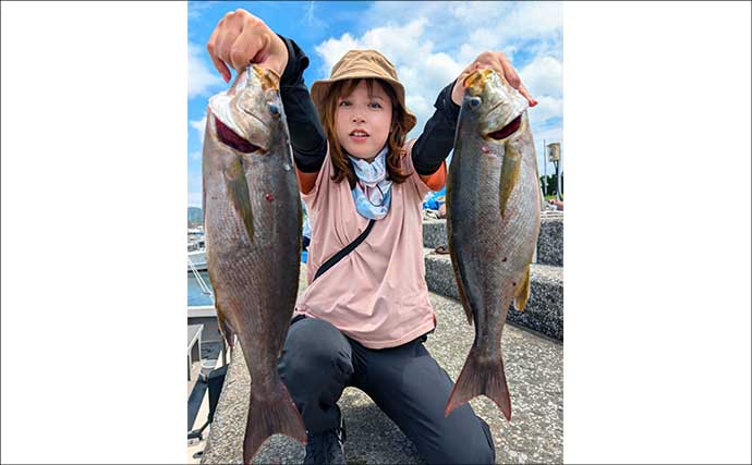 50cm級超大型イサキ堂々浮上！良型中心に数釣りチャンス【船釣り最新情報5選・大分／熊本】