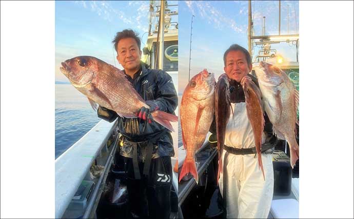 冷凍イワシで大型ヒラメ乱舞！深夜帯にはワラサ・マダイも好反応【間瀬沖・新潟】