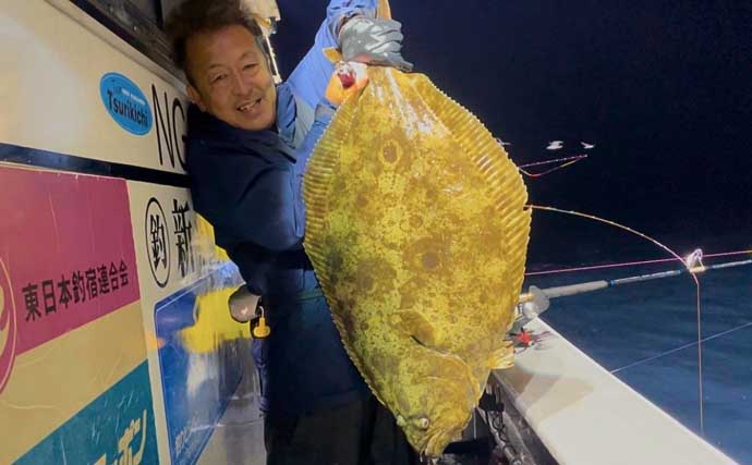 冷凍イワシで大型ヒラメ乱舞！深夜帯にはワラサ・マダイも好反応【間瀬沖・新潟】