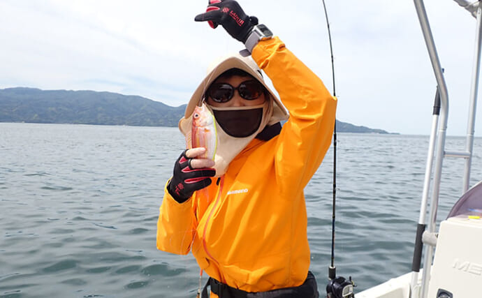 春の沼津でボートから乗っ込みマダイを狙う！【静岡】トラブル続出もイトヨリ3匹を手中