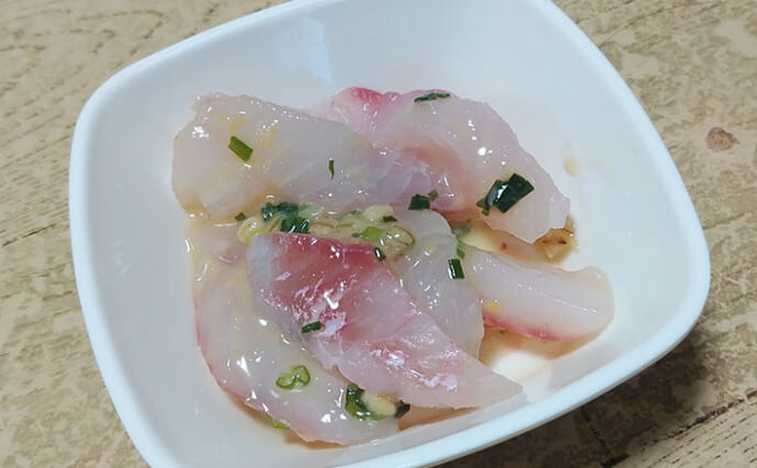 釣った「オジサン」で作るネギみそレシピ　甘めに仕上げてご飯のお供に
