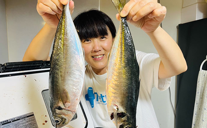 深島の磯で40cm超え良型クロが連発！ 潮変わりにはオオモンハタも登場【大分】