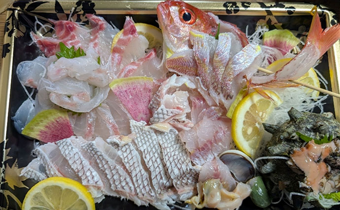 春の沼津でボートから乗っ込みマダイを狙う！【静岡】トラブル続出もイトヨリ3匹を手中