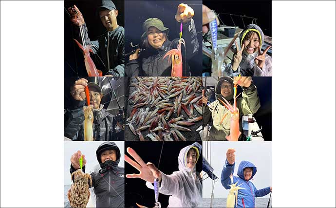 イカメタルでも複数人100尾超え！数釣り加速中【夜焚きイカ釣果速報18選・福岡】