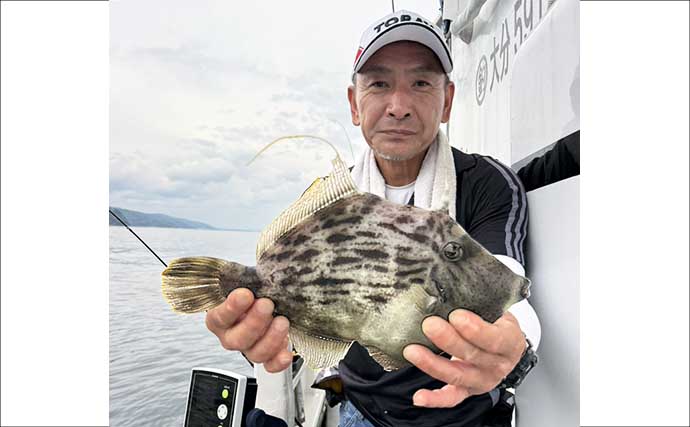 夏カワハギが絶好調！35cm級頭に尺超えが連発【船釣り最新情報6選・大分／熊本】
