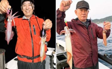 関西エリアの【船釣り特選釣果7選】 イカメタルでスルメ交じりでシロイカ…