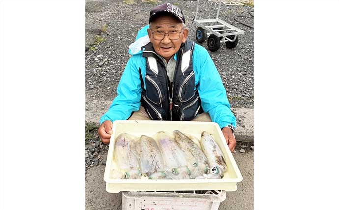 金洲のスルメイカ泳がせ釣りで8kg大型マハタ堂々浮上！【船釣り最新情報10選・東海】