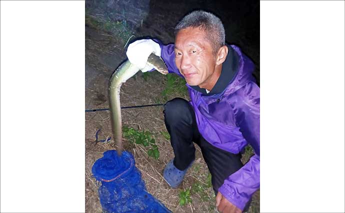関東ウナギ釣り釣果レポート：本命ウナギ他5魚種登場の五目釣りを満喫【古利根川・埼玉】