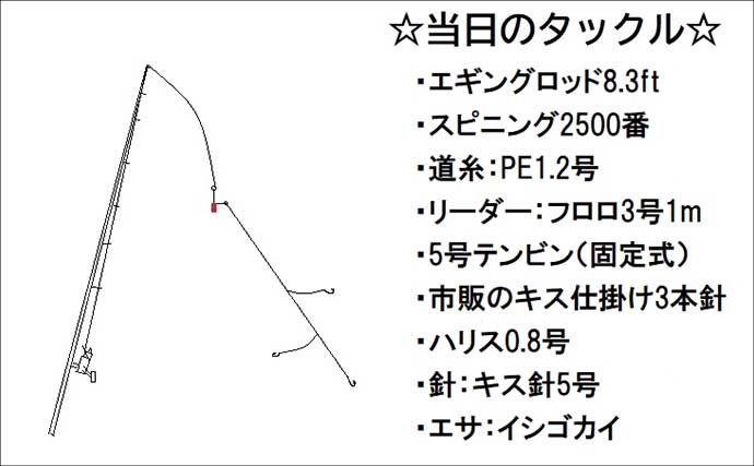 姫路大塩海岸でキス釣りが好調！お手軽「ライトキャストスタイル」で28匹手中【兵庫】