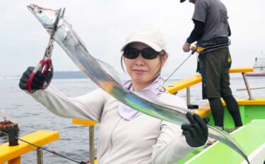 東京湾ルアータチウオ船でトップ36尾と数釣り達成！【渡辺釣船店・横浜】