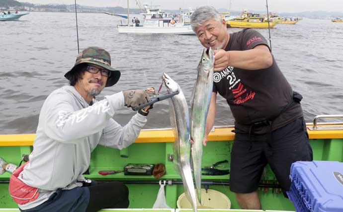 東京湾ルアータチウオ船でトップ36尾と数釣り達成！【渡辺釣船店・横浜】