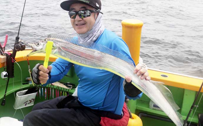 東京湾ルアータチウオ船でトップ36尾と数釣り達成！【渡辺釣船店・横浜】