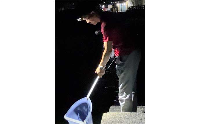夜の琵琶湖で川エビ掬い　スジエビ・テナガエビ合わせて1時間で62匹キャッチ！